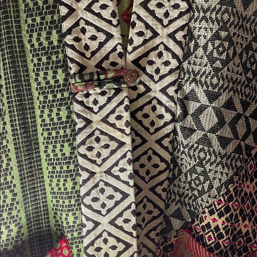 Sacred Threads Vibrant Patterned Coat - image 4